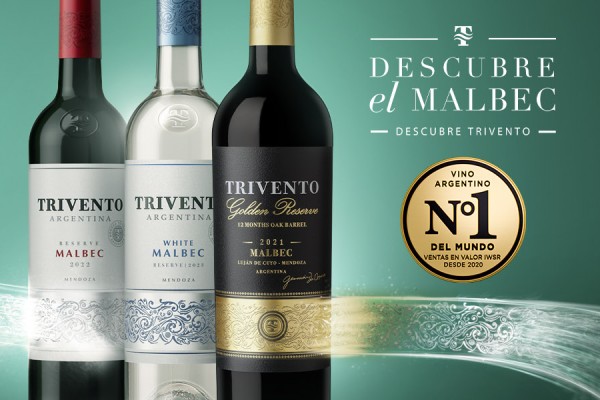 Por cuarto año, Trivento es el vino argentino más vendido en el mundo